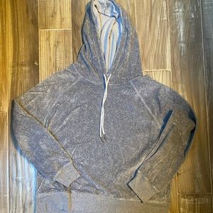 JCrew velour hoody